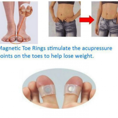 Silicone Toe Ring Sticker Foot Massage Weight Loss